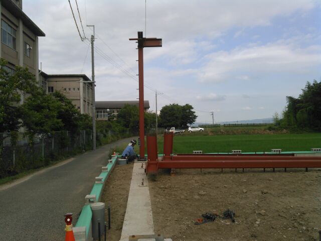 桜井市鉄骨ガレージ新築工場